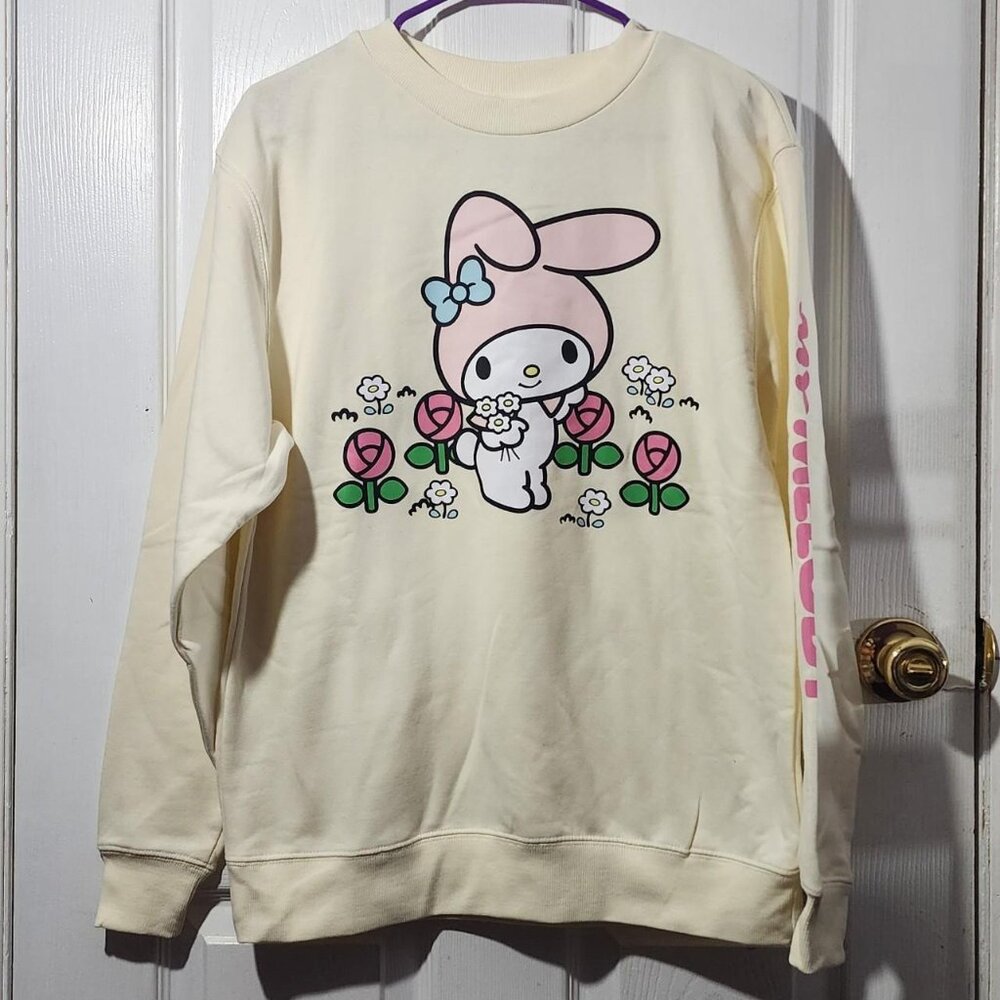 My Melody & Flowers Yellow Sweatshirt